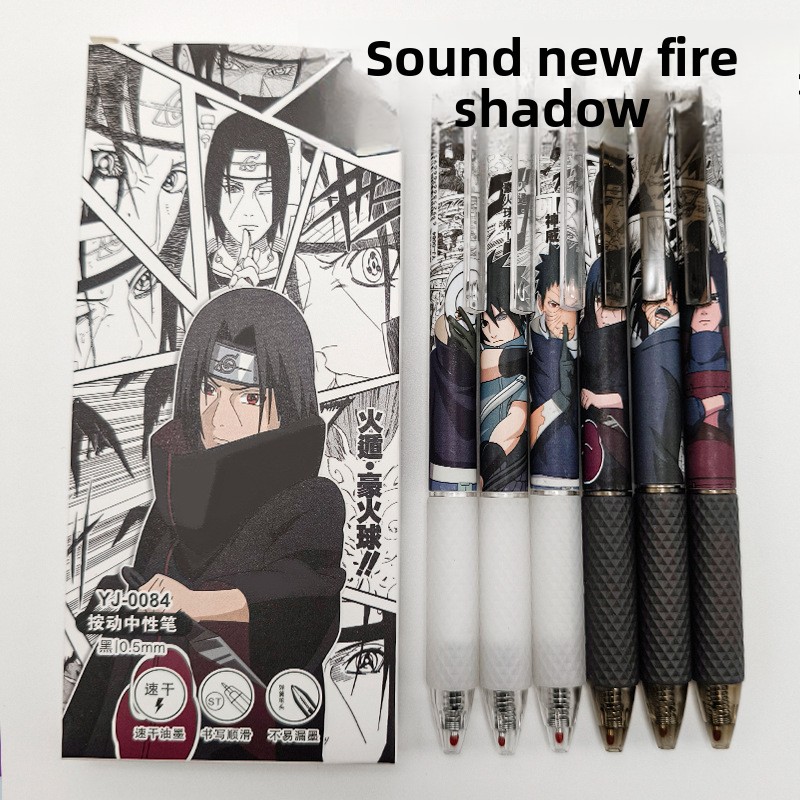 Tech Office Accessories - Bolígrafo de Gel de Anime Naruto,
