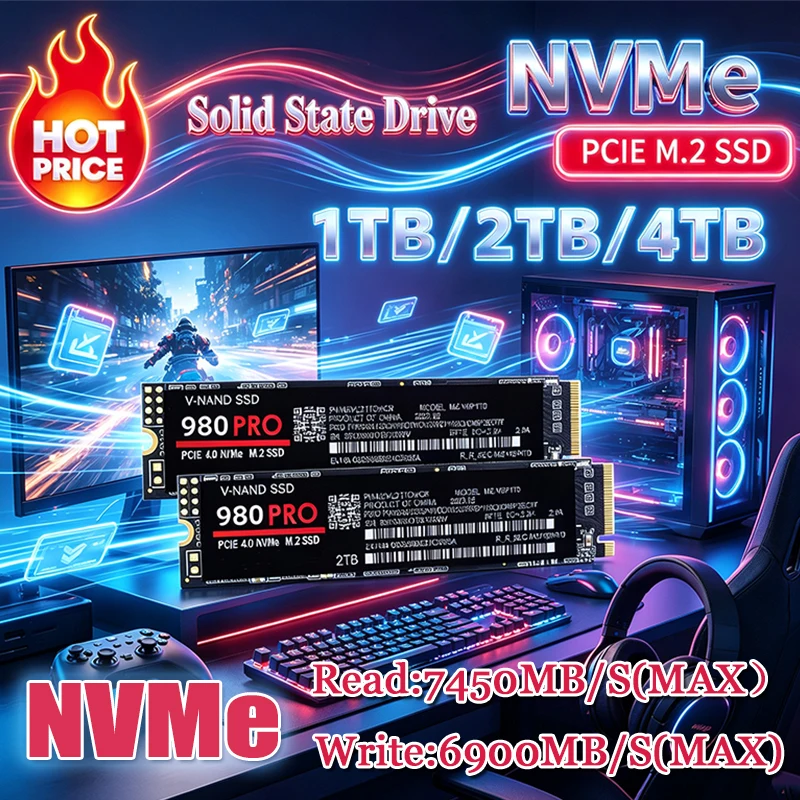 Samsung Ssd 980 Pro - Disco Duro SSD NVMe de Alta