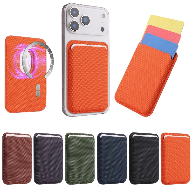 Tech Accessories For Iphone - Tarjetero Techwoven para Magsafe, Funda Magnética