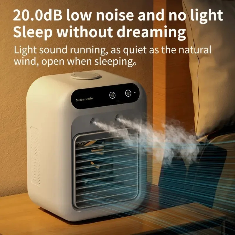 Usb Fan Silent - Mini Enfriador de Aire Portátil Recargable,