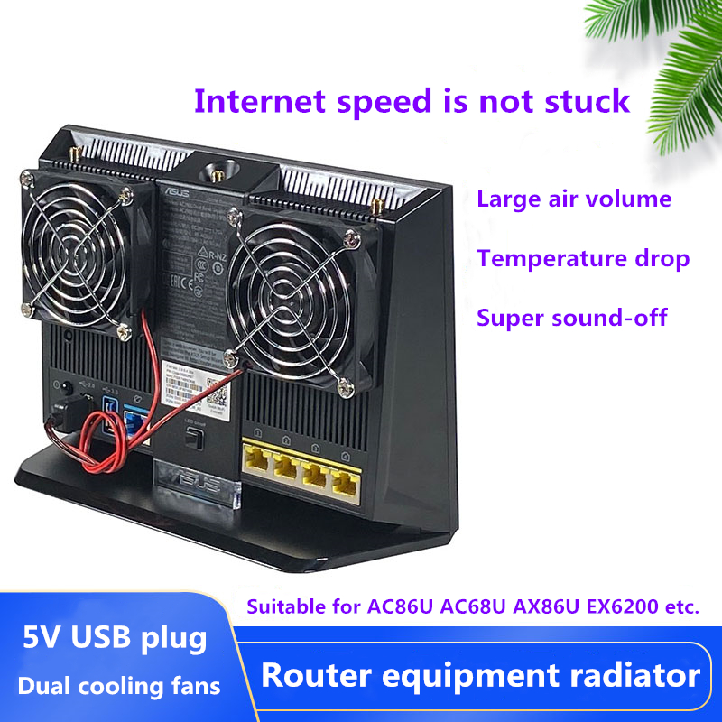 Usb Fan Silent - Ventilador doble de alto volumen de