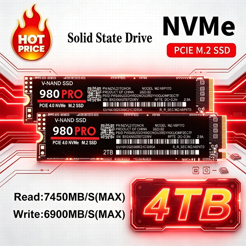 Samsung Ssd 980 Pro - Disco Duro SSD NVMe de Alta