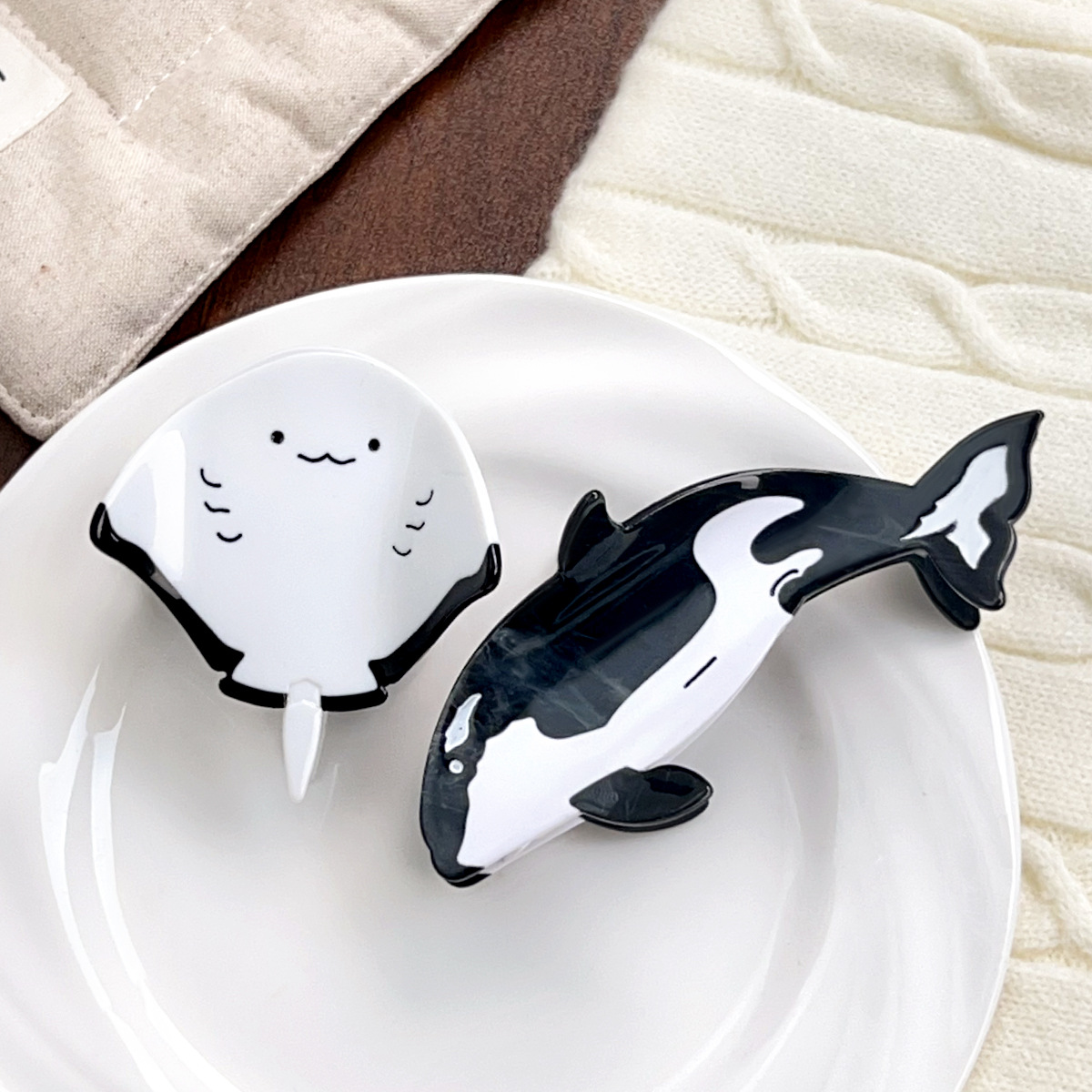 Hi Tech Accessories - Pinza para el pelo de ballena