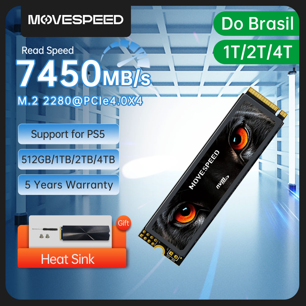 MOVESPEED 7450 MB/s SSD NVMe M - Samsung Ssd 980 Pro reseña y precio