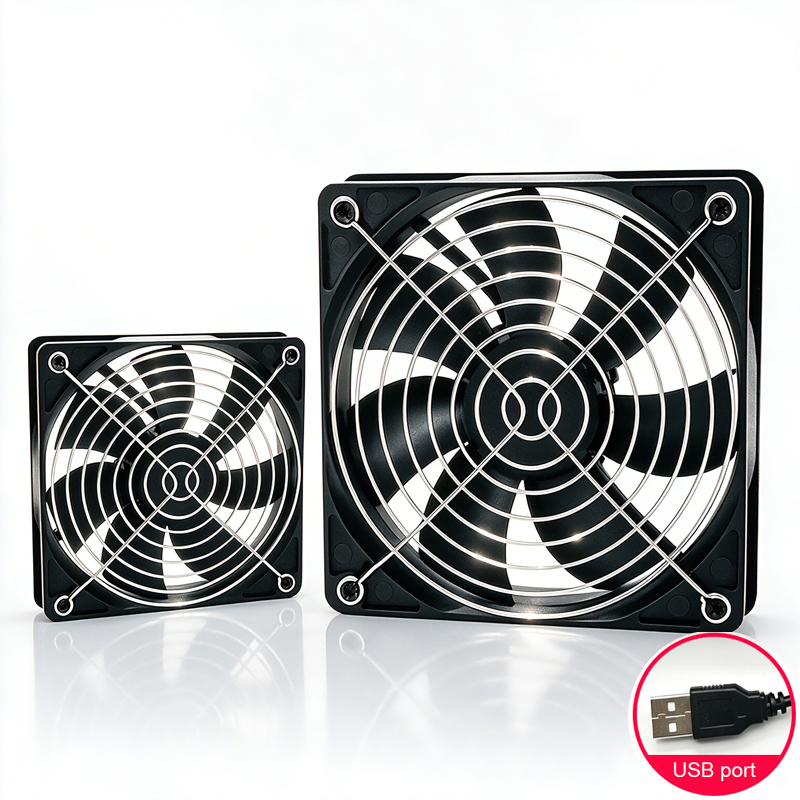 Ventilador USB de 12 cm silenc - Usb Fan Silent reseña y precio
