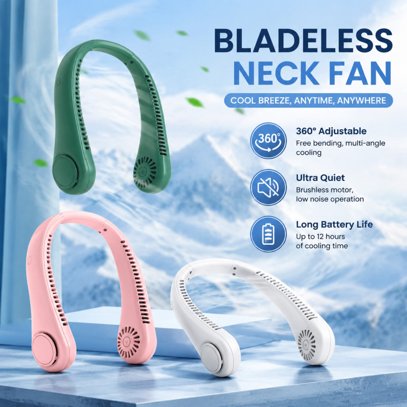 Ventilador de Cuello Sin Aspas - Usb Fan Silent reseña y precio