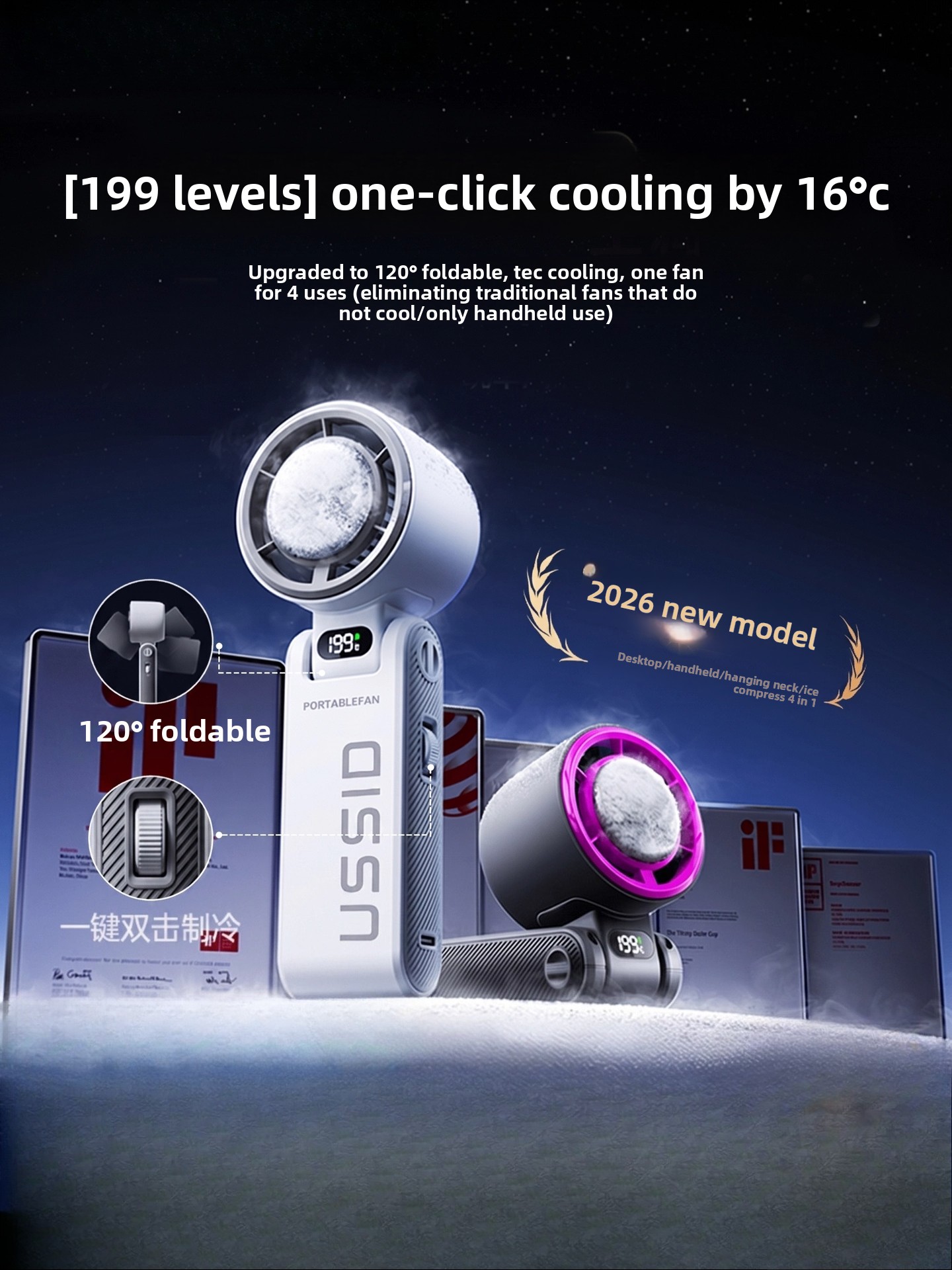 Nuevo Ventilador de Mano Plega - Usb Fan Silent reseña y precio