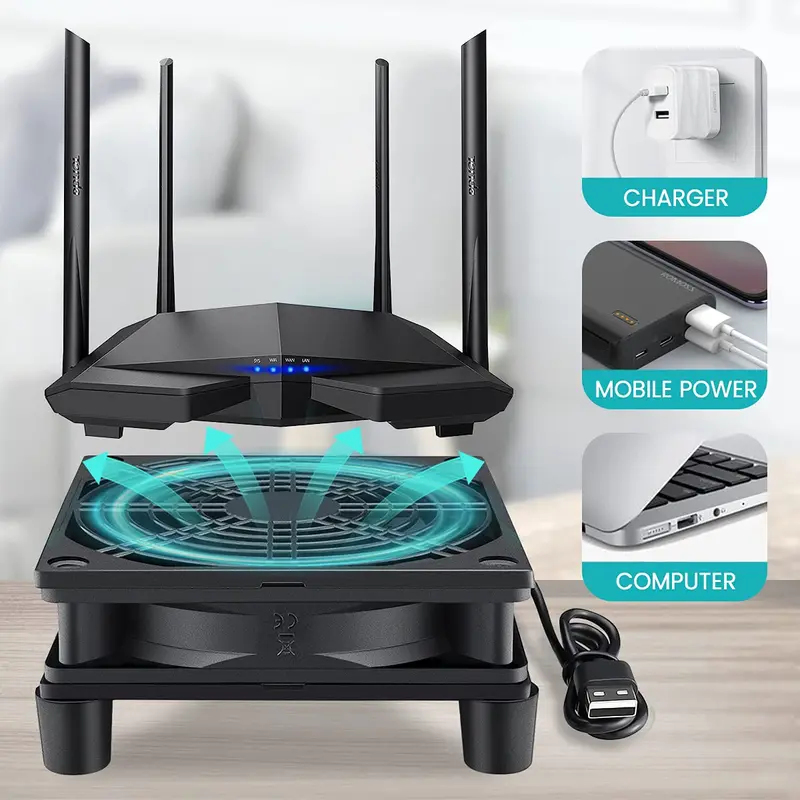 Ventilador USB para PC de 120  - Usb Fan Silent reseña y precio