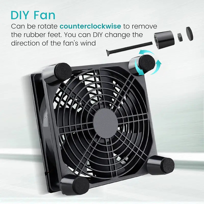 Ventilador USB para PC de 120  - Usb Fan Silent reseña y precio
