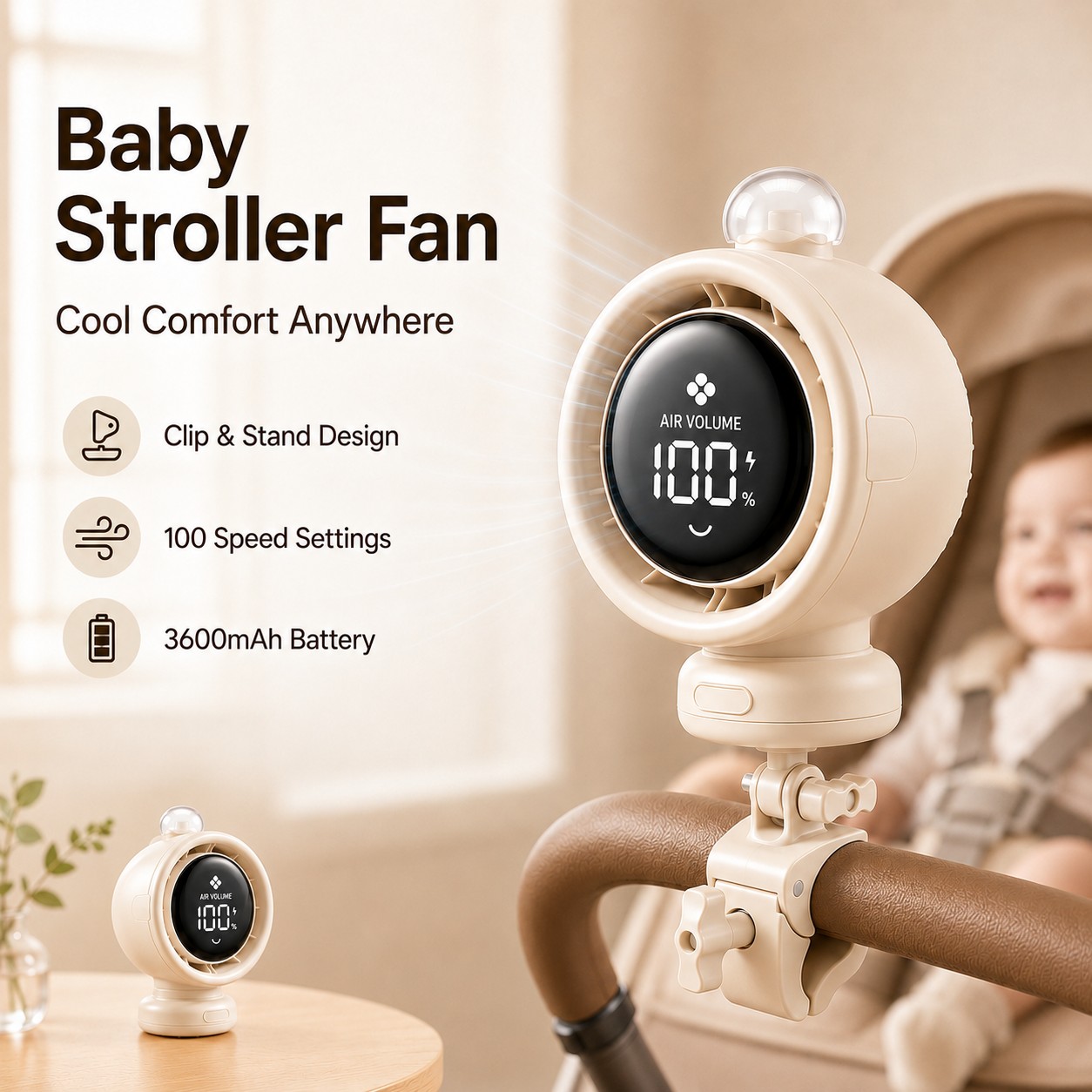 Nuevo Ventilador Portátil para - Usb Fan Silent reseña y precio